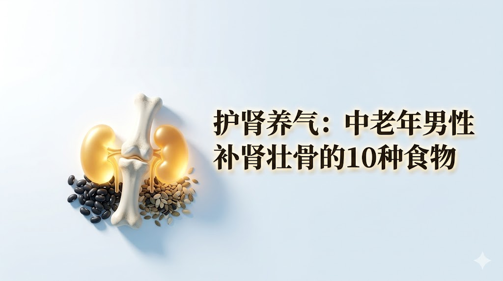 男人40岁后怕“肾虚”？常吃这10种补肾壮骨食物，精力充沛腰腿好！