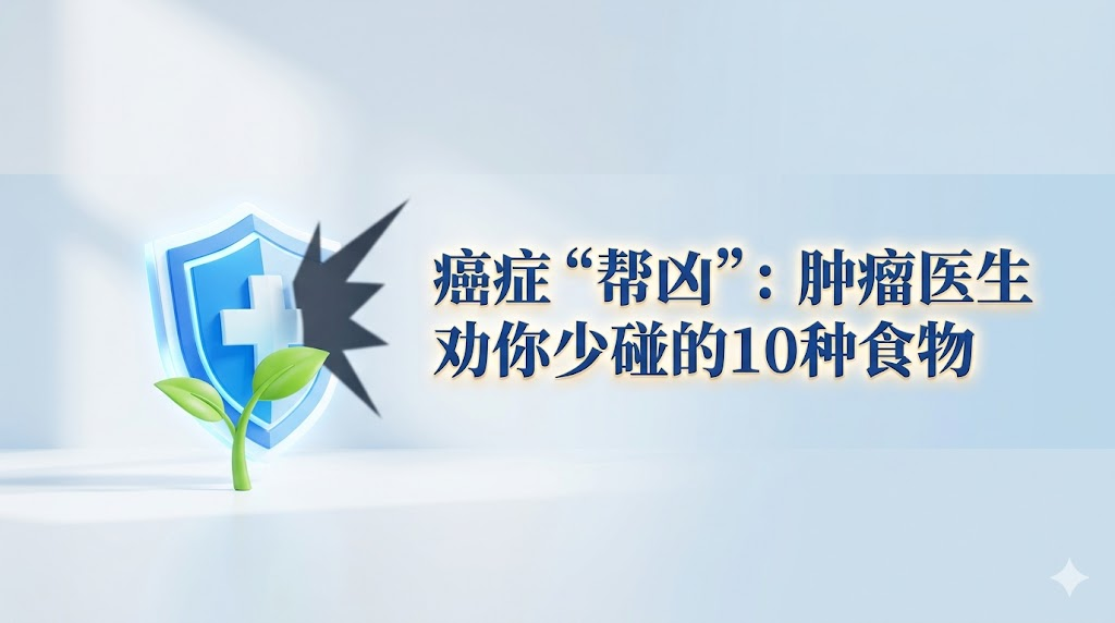 劝你管住嘴！这10种食物是癌症的“加速器”，40岁后越早戒掉越好！