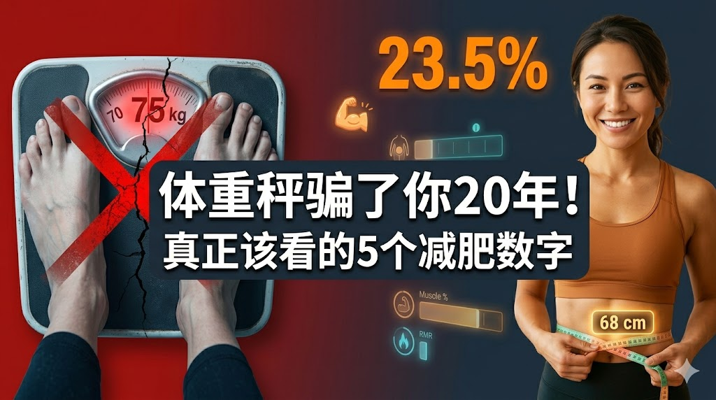体重秤骗了你20年！减肥不看这5个数字，瘦了也白瘦