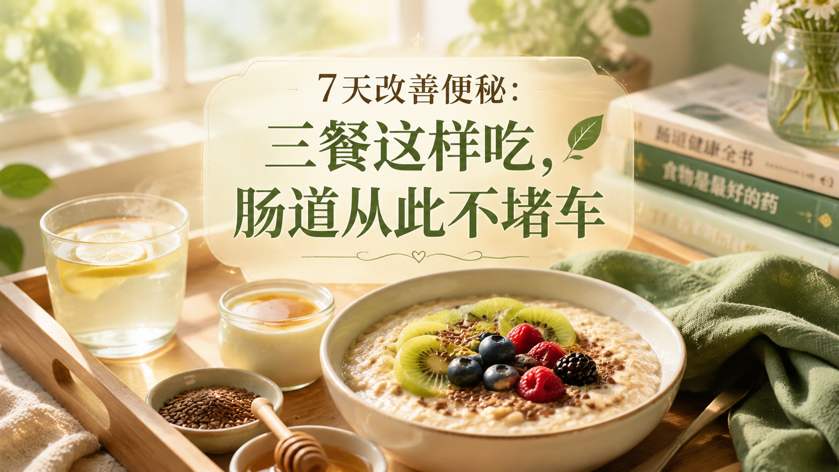 三天没排便，不是你懒，是肠道在求救——7天饮食干预方案，从今天早餐开始