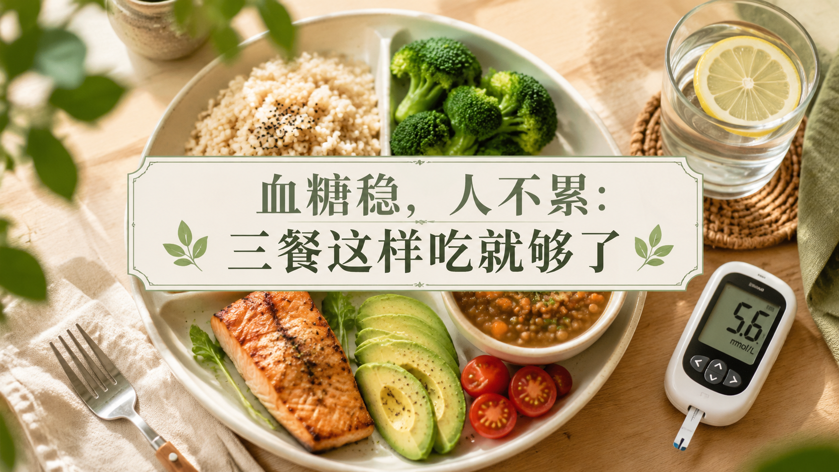 饭后总是困、下午总想吃甜？不是懒，是血糖在作怪——这套管理方案，从今天的午饭开始