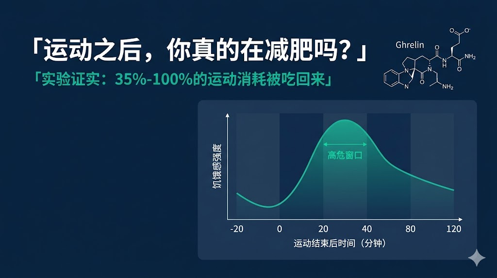 运动之后为什么更容易暴食？一个被忽略的生理机制正在让你的减肥徒劳