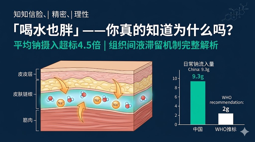 「喝水也会胖」？水肿型肥胖的生理机制与干预方案